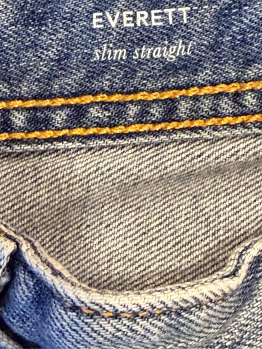 AG Adriano Goldschmied Everett Slim Straight Jeans 30x33 Medium Wash - Picture 4 of 8